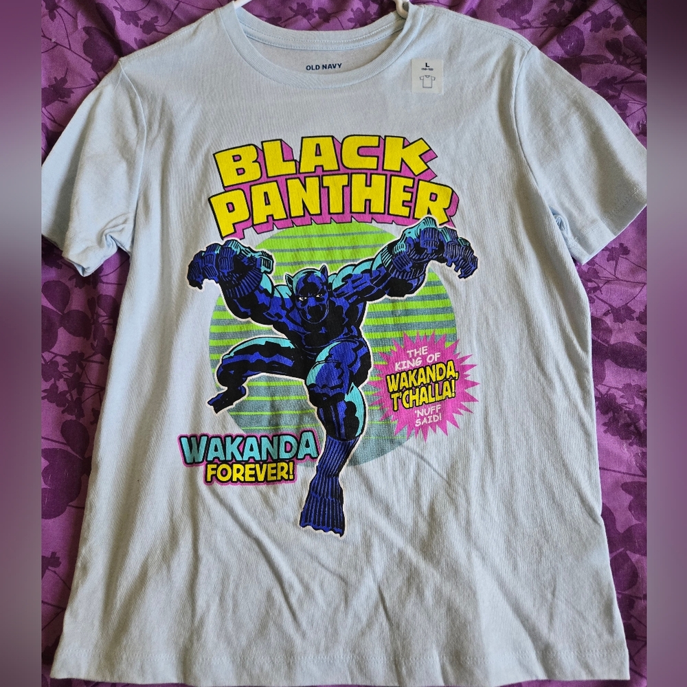 Boys Black Panter Shirt